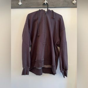 Size 2 TNA Charcoal Zip Up Hoodie